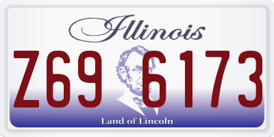 IL license plate Z696173