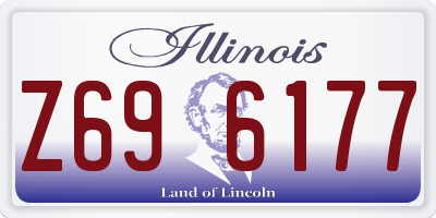 IL license plate Z696177