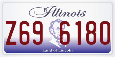 IL license plate Z696180
