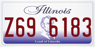 IL license plate Z696183