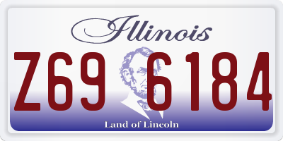 IL license plate Z696184