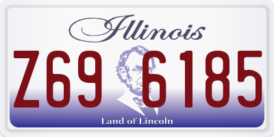 IL license plate Z696185