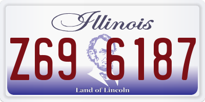 IL license plate Z696187