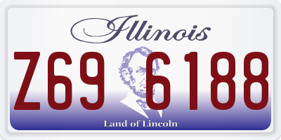 IL license plate Z696188