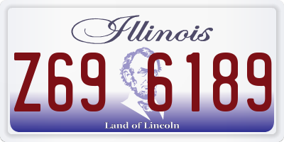 IL license plate Z696189