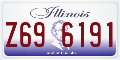 IL license plate Z696191