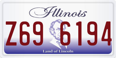 IL license plate Z696194