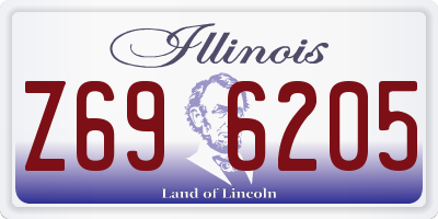 IL license plate Z696205