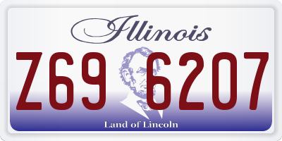 IL license plate Z696207