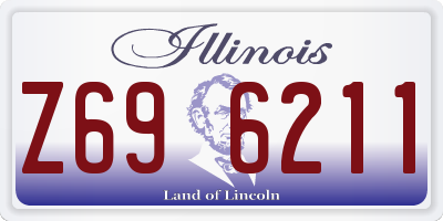 IL license plate Z696211