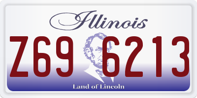 IL license plate Z696213