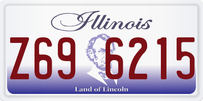 IL license plate Z696215