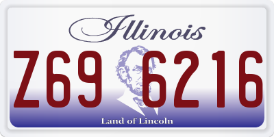 IL license plate Z696216