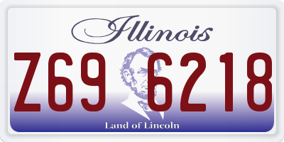 IL license plate Z696218