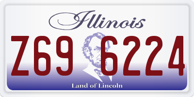 IL license plate Z696224