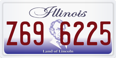 IL license plate Z696225