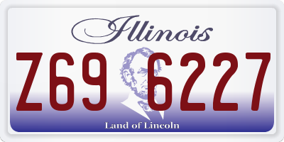 IL license plate Z696227