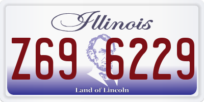IL license plate Z696229