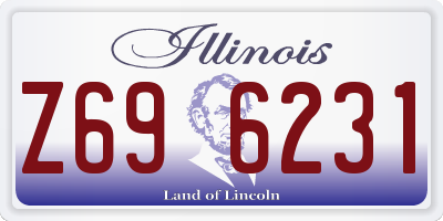 IL license plate Z696231