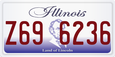 IL license plate Z696236