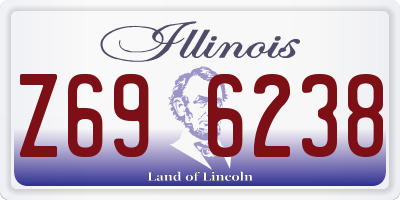 IL license plate Z696238