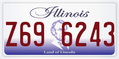 IL license plate Z696243