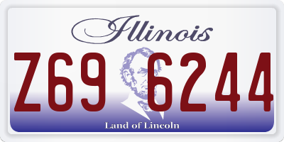 IL license plate Z696244