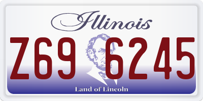 IL license plate Z696245