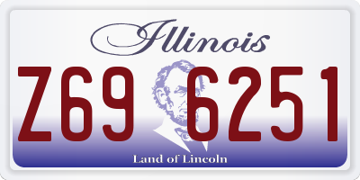 IL license plate Z696251