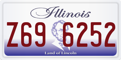 IL license plate Z696252