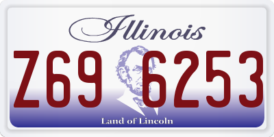 IL license plate Z696253