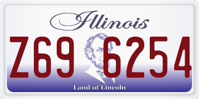 IL license plate Z696254