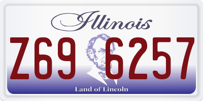 IL license plate Z696257