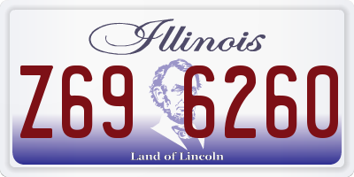 IL license plate Z696260
