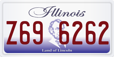 IL license plate Z696262