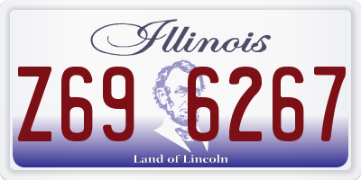 IL license plate Z696267