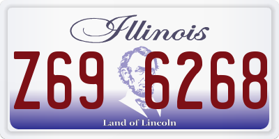 IL license plate Z696268