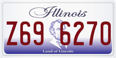 IL license plate Z696270