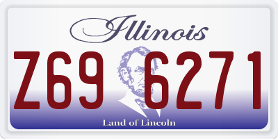 IL license plate Z696271