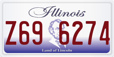 IL license plate Z696274