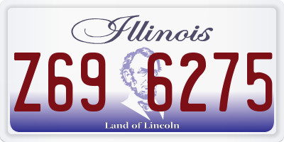 IL license plate Z696275