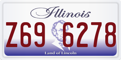 IL license plate Z696278