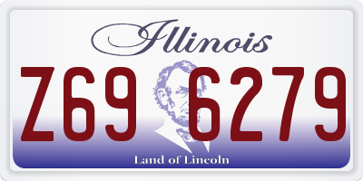 IL license plate Z696279