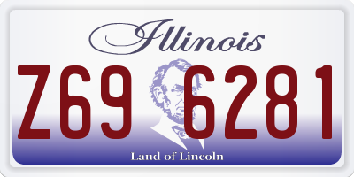 IL license plate Z696281
