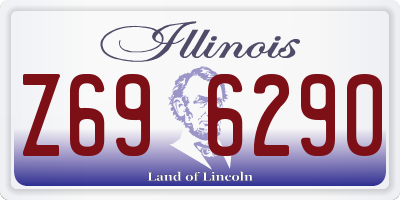 IL license plate Z696290