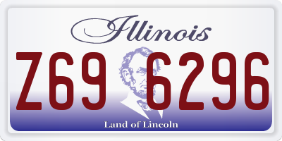IL license plate Z696296