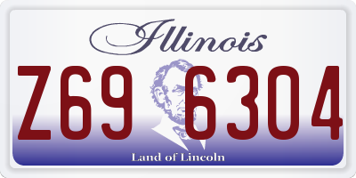 IL license plate Z696304