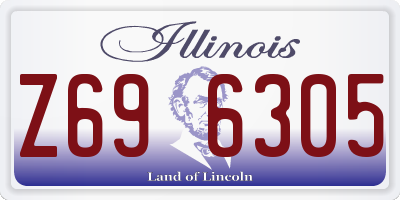 IL license plate Z696305