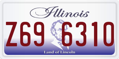 IL license plate Z696310