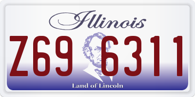 IL license plate Z696311